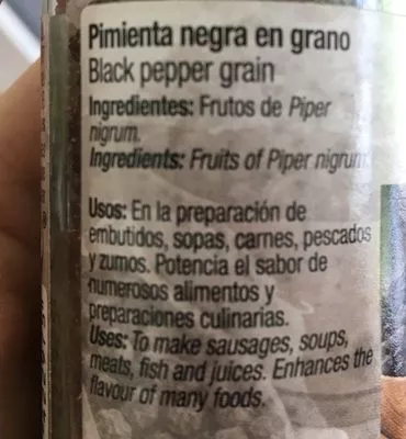 Lista de ingredientes del producto Pouivre Dani 