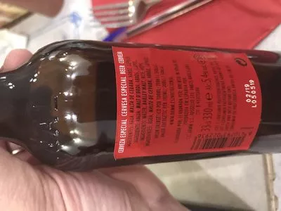 Lista de ingredientes del producto Estrella Damm Etiqueta Roja Damm 330 ml