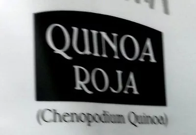 Lista de ingredientes del producto Quinoa Roja SOS 200 g