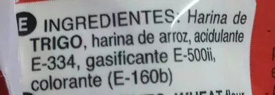 Lista de ingredientes del producto Harina especial para rebozar sin huevo Yolanda 500 g