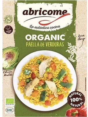 Lista de ingredientes del producto Paella valenciana Abricome BIO Abricome 1 ración de 250 gr.