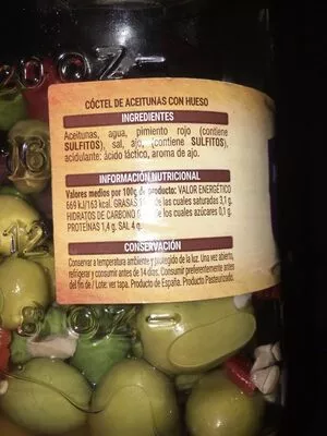 Lista de ingredientes del producto Mix mediterraneo Huerta de Barros 