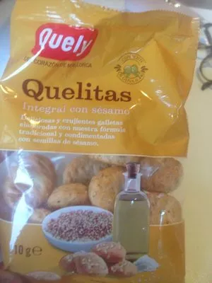 Lista de ingredientes del producto Quelitas Integral Sésamo Quely 