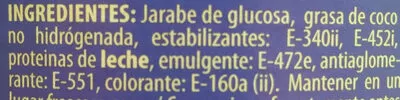 Lista de ingredientes del producto Caroma Emicela 400 g