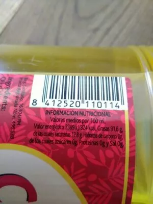 Lista de ingredientes del producto Aceite de oliva suave Caimari 