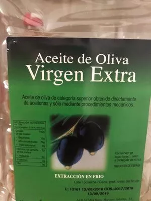 Lista de ingredientes del producto Aceite de Oliva Virgen Extra Chelva  