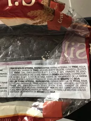 Lista de ingredientes del producto Silueta Bimbo 450 g