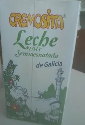 Lista de ingredientes del producto Leche UHT Semidesnatada Cremosita 1 l