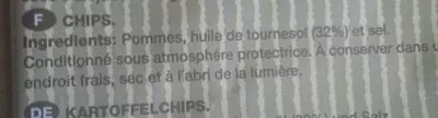 Lista de ingredientes del producto Patatas fritas al estilo tradicional vicente vidal 