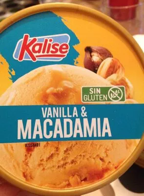 Lista de ingredientes del producto Helado vainilla & macadamia Kalise 