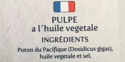 Lista de ingredientes del producto Pulpe à L'huile Végétale Noly 111 g