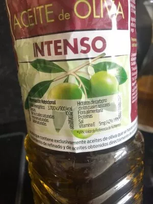 Lista de ingredientes del producto Aceite de oliva intenso Bonarea 