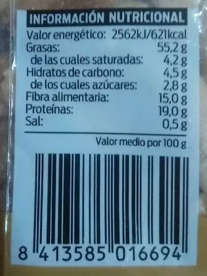 Lista de ingredientes del producto Almendras bonÀrea 