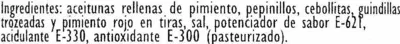 Lista de ingredientes del producto Cocktail Barbacoa La Sota 350 g (neto), 150 g (escurrido), 370 ml