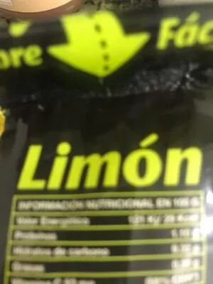 Lista de ingredientes del producto Limones Tana 