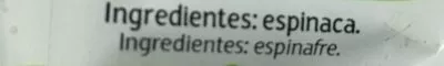 Lista de ingredientes del producto Espinaca Florette 