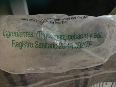 Lista de ingredientes del producto Gofio de mezcla Molinos las Breñas 