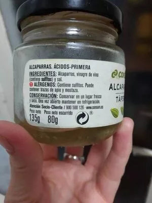 Lista de ingredientes del producto Alcaparras consum Consum 