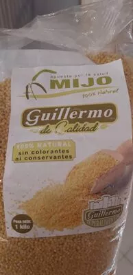 Lista de ingredientes del producto Mijo Guillermo de Calidad guillermo 1 kg