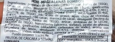 Lista de ingredientes del producto Bombón Chocolate La Granja 250 g