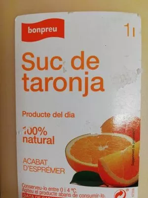 Lista de ingredientes del producto Suc de taronja Bonpreu 