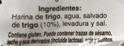 Lista de ingredientes del producto Picos saski saski 