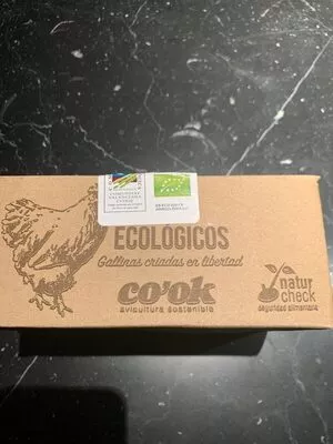 Lista de ingredientes del producto Huevos ecológicos co'ok 