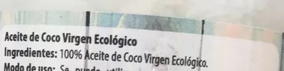 Lista de ingredientes del producto Aceite de coco ecologico isla bonita 