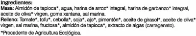 Lista de ingredientes del producto Empanada de picadillo Soria Natural 200 g (2 x 100 g)