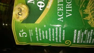 Lista de ingredientes del producto Aceite de oliva virgen extra bidón 5 l Mar de Olivos 