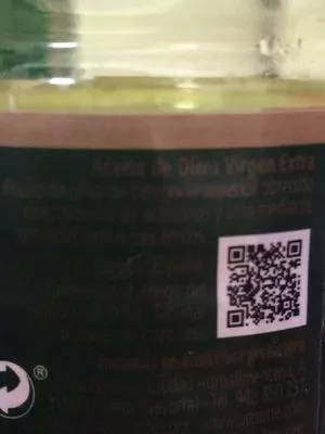 Lista de ingredientes del producto Aceite de oliva virgen extra arbequina Urzante 