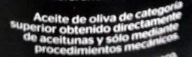 Lista de ingredientes del producto Aceite de Oliva virgen extra pueblaoliva 1 l