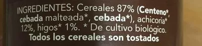 Lista de ingredientes del producto Cereales solubles y achicoria Biocop 