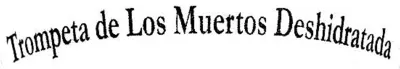 Lista de ingredientes del producto Setas trompeta de los muertos deshidratadas El Campanillo 15 g