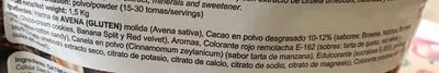 Lista de ingredientes del producto Good morning instant oatmeal  