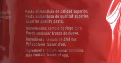 Lista de ingredientes del producto Pate Condis Condis 500 g