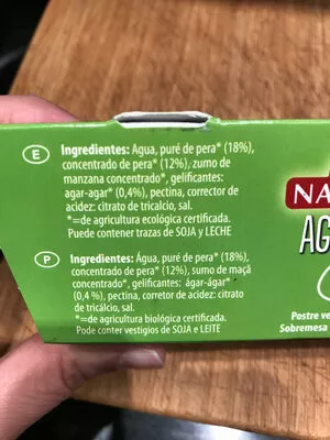 Lista de ingredientes del producto AGAR-AGAR Natursoy 