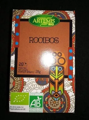 Lista de ingredientes del producto Artemís - Té Rooibos - Caja  