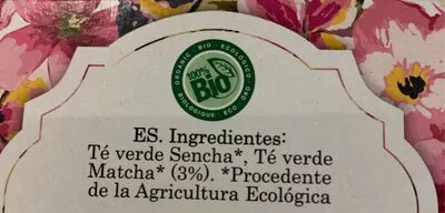 Lista de ingredientes del producto Thé Matcha Artemis 