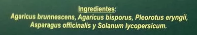 Lista de ingredientes del producto Variado de Setas para preparar con Verdura Frutobos 200 g