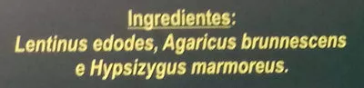 Lista de ingredientes del producto Variado de setas para preparar con carne Frutobos 200 g