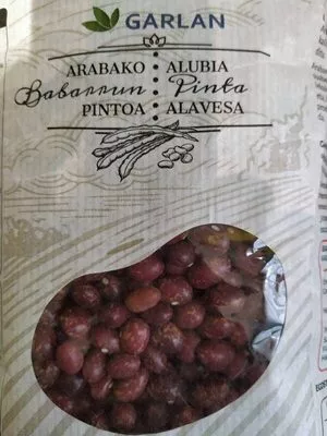 Lista de ingredientes del producto Alubia Pinta Alavesa Garlan 500 g