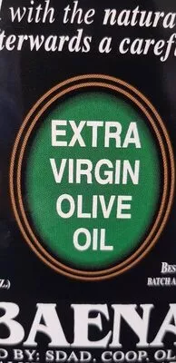 Lista de ingredientes del producto Aceite de oliva virgen extra lata 5 l German Baena 