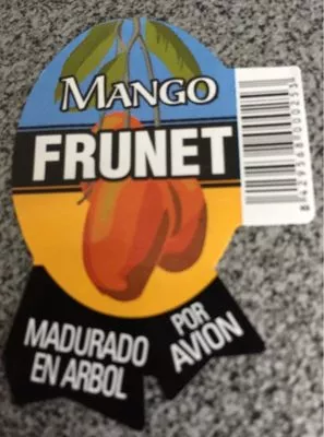 Lista de ingredientes del producto Mango frunet 