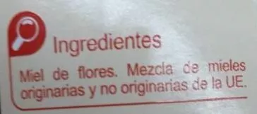 Lista de ingredientes del producto Miel Carrefour 1 kg