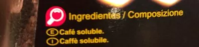 Lista de ingredientes del producto Café soluble Carrefour 200 g