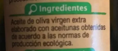 Lista de ingredientes del producto Aceite de oliva virgen extra Carrefour,  Carrefour bio 