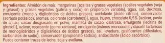 Lista de ingredientes del producto Croissant chocolat Carrefour 3 x 57 g