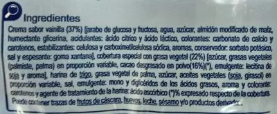 Lista de ingredientes del producto Cañas crema-cacao Carrefour 380 g