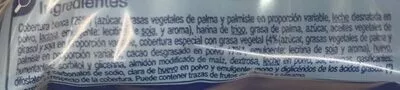 Lista de ingredientes del producto Miniredondos zebra Carrefour 